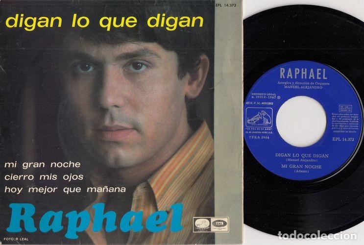 Discos de vinilo: RAPHAEL - MI GRAN NOCHE - EP DE VINILO - C-63 - Foto 1
