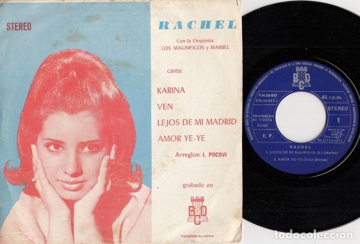 Discos de vinilo: RACHEL - KARINA - EP DE VINILO - C-12 - Foto 1