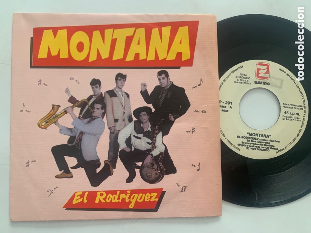 Discos de vinilo: single montana el rodriguez de 1990 - Foto 1