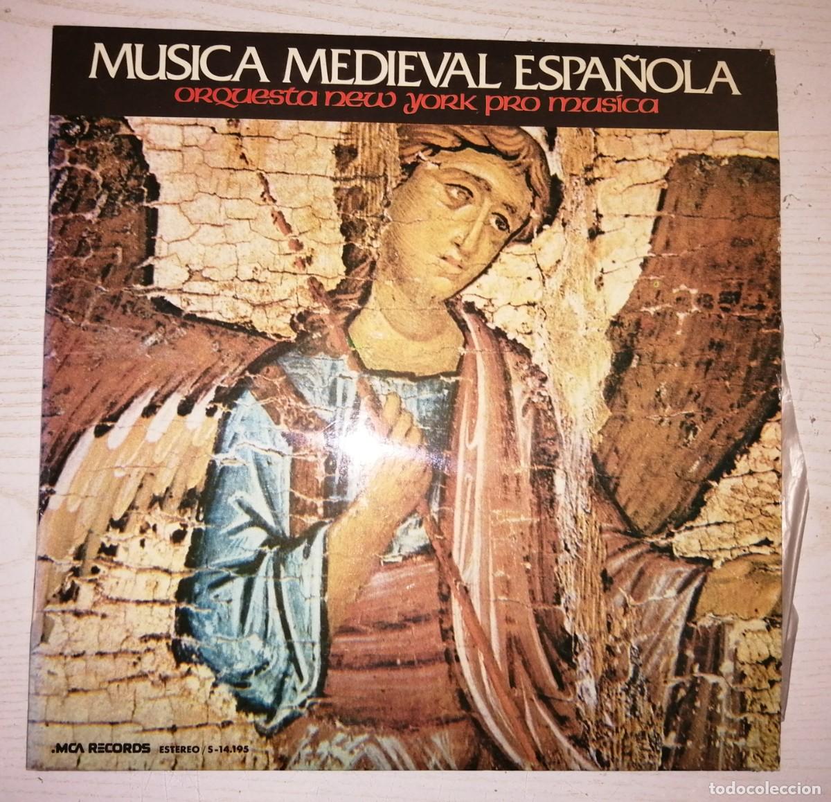 Discos de vinilo: M&Uacute;SICA MEDIEVAL ESPA&Ntilde;OLA. Orquesta New York Pro M&uacute;sica. (LP. MCA Records, 1970)