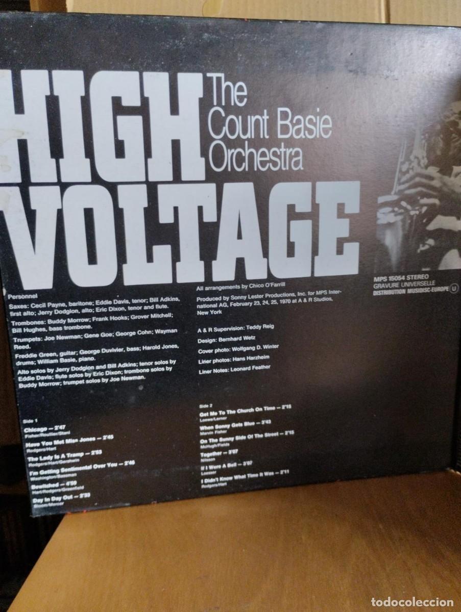 Discos de vinilo: THE COUNT BASIE ORCHESTRA ---- HIGH VOLTAGE - Foto 2