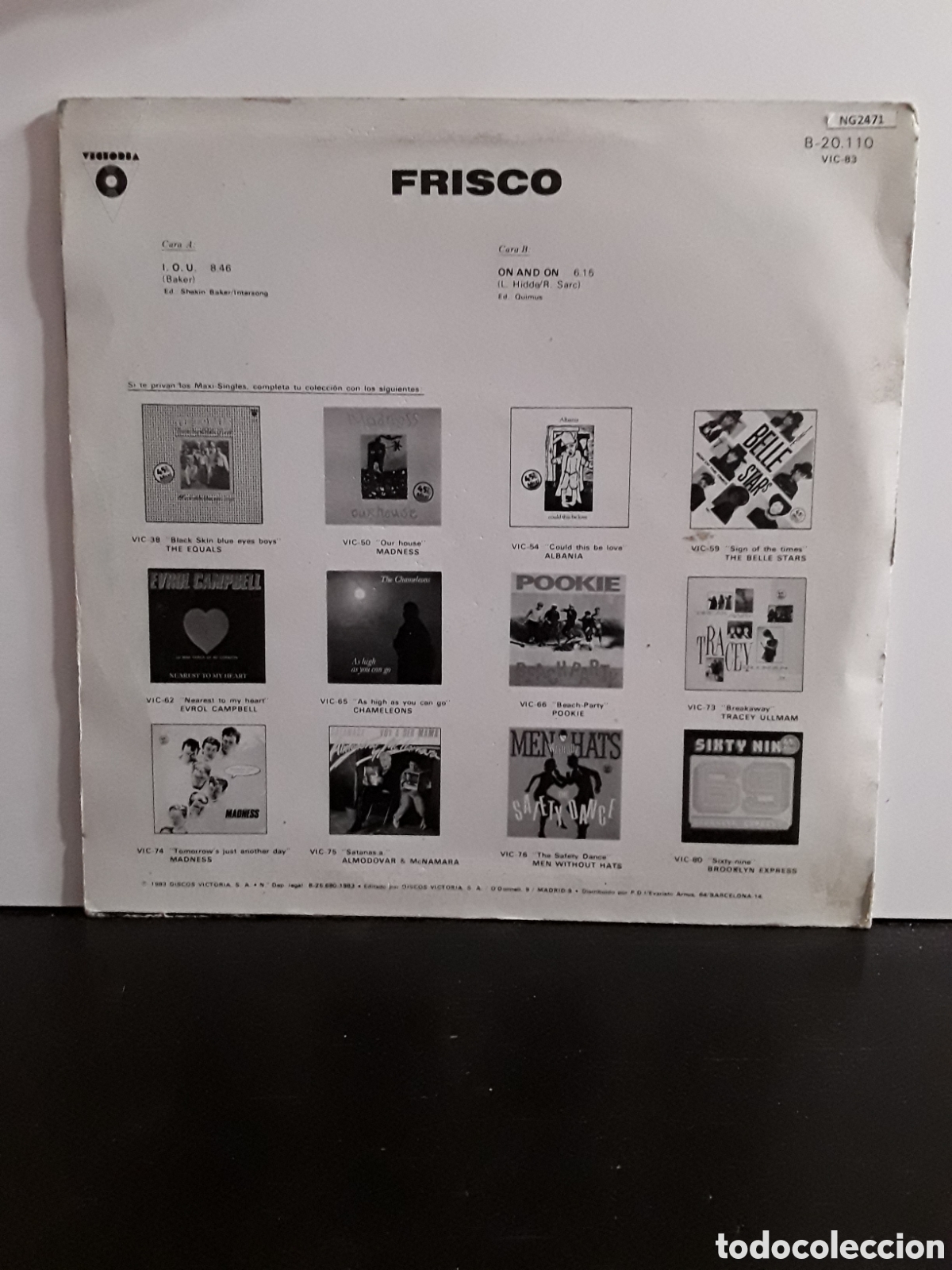 Discos de vinilo: Frisco &lrm;&ndash; I.O.U. - Foto 2