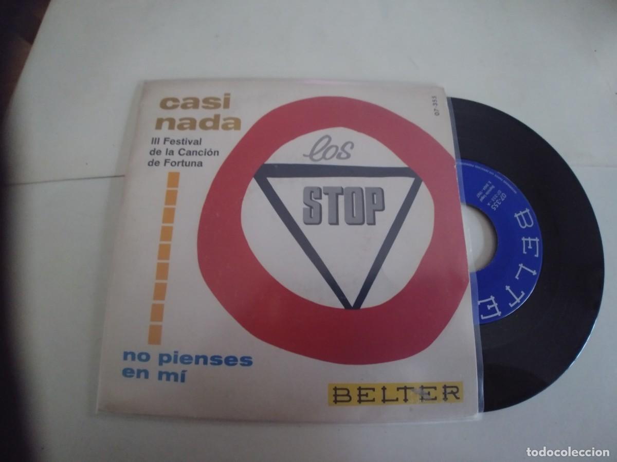 Discos de vinilo: LOS STOP-SINGLE CASI NADA-NUEVO - Foto 1
