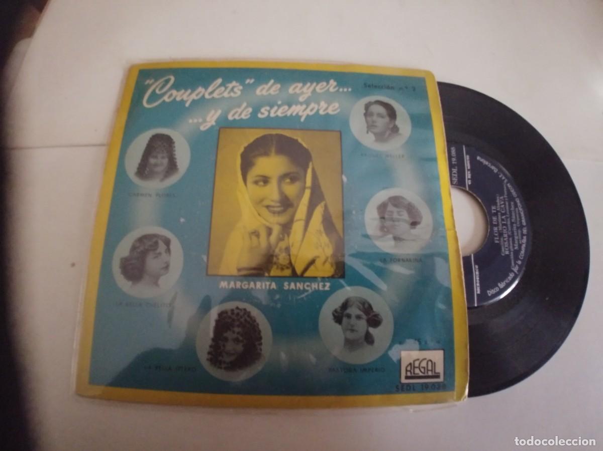 Discos de vinilo: MARGARITA SANCHEZ-EP FLOR DE TE +3 - Foto 1