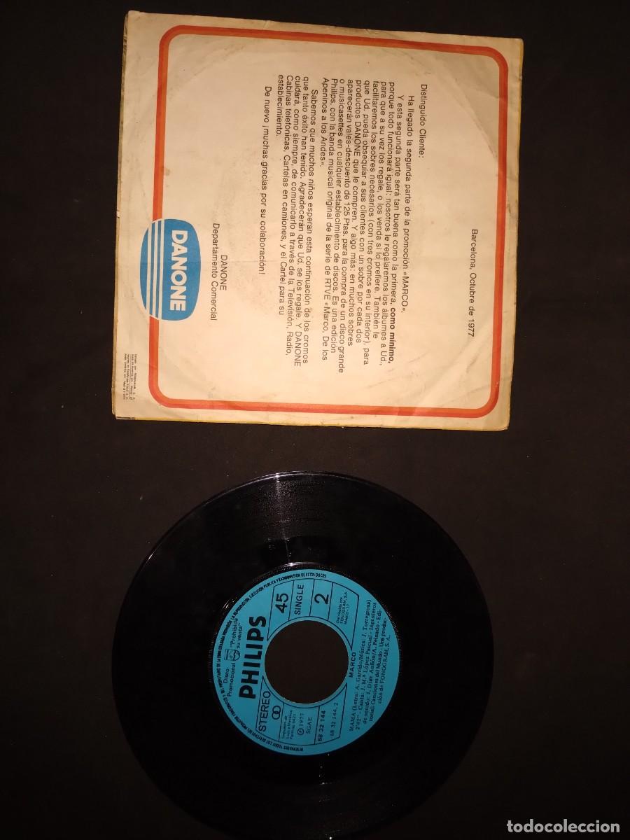 Discos de vinilo: VINILO SINGLE MARCO , DE DANONE , LEER DESCRIPCION - Foto 2