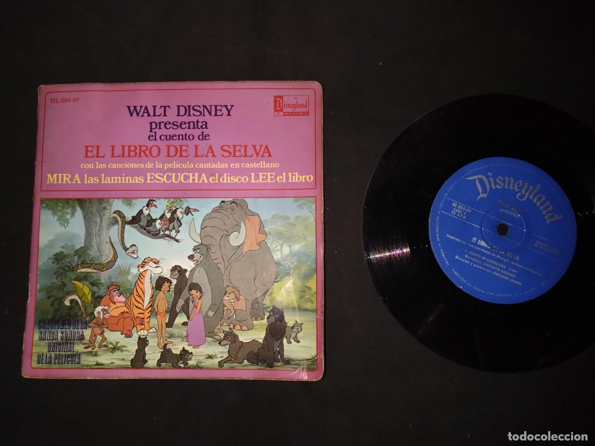 Discos de vinilo: VINILO EL LIBRO DE LA SELVA , CUENTO Y CANCIONES , LEER DESCRIPCION - Foto 1