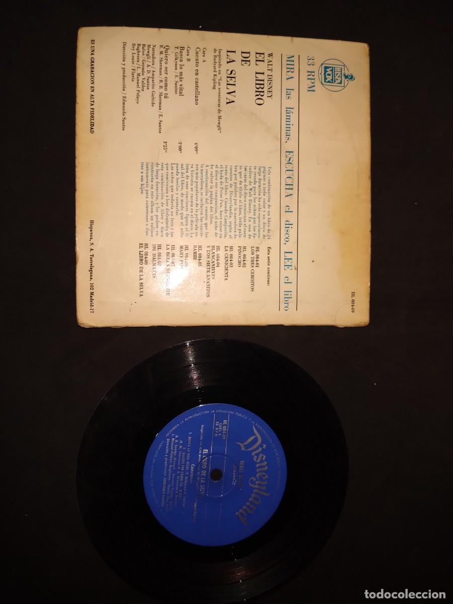 Discos de vinilo: VINILO EL LIBRO DE LA SELVA , CUENTO Y CANCIONES , LEER DESCRIPCION - Foto 6
