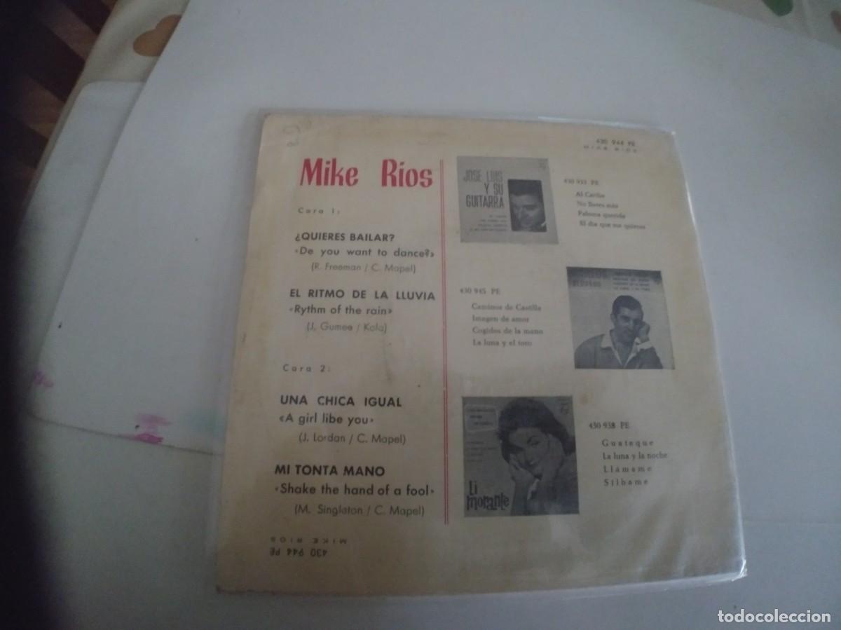 Discos de vinilo: MIKE RIOS-EP QUIERES BAILAR +3 - Foto 2
