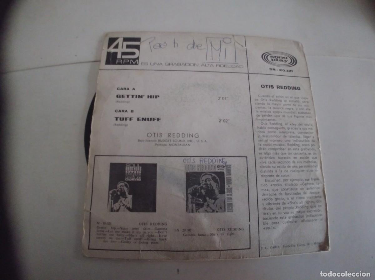 Discos de vinilo: OTIS REDDING-SINGLE GETTIN&acute; HIP - Foto 2