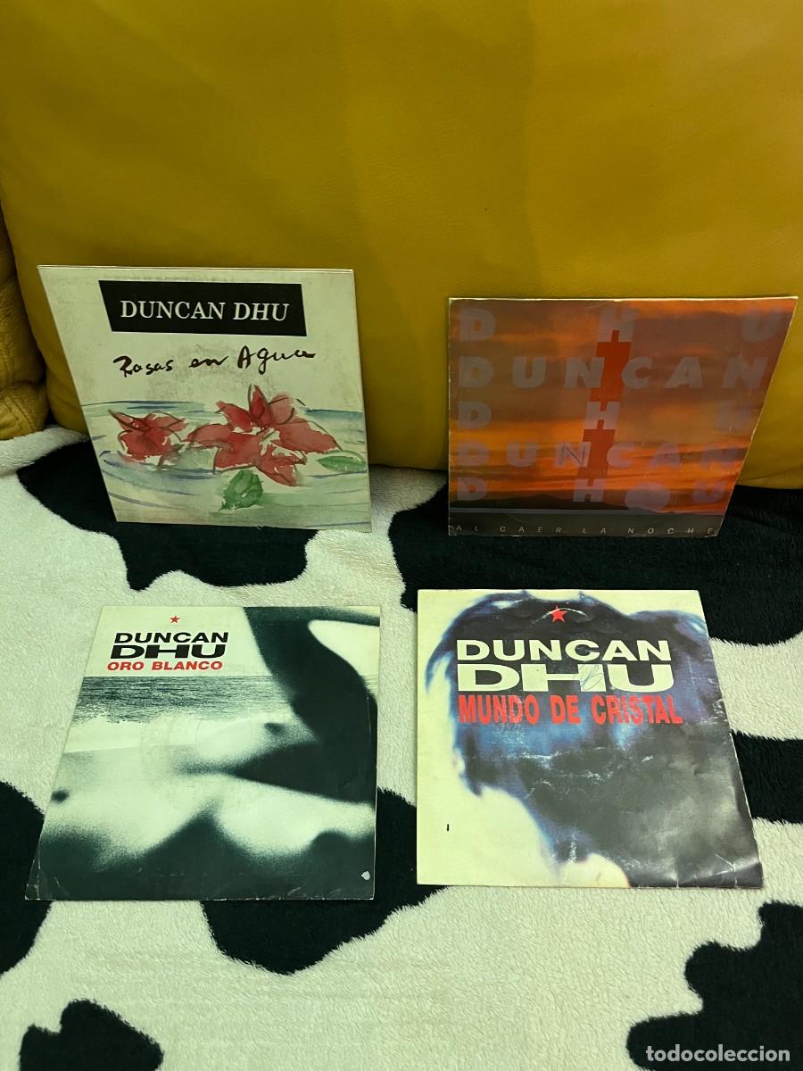 Discos de vinilo: duncan dhu x4 lote singles - Foto 1