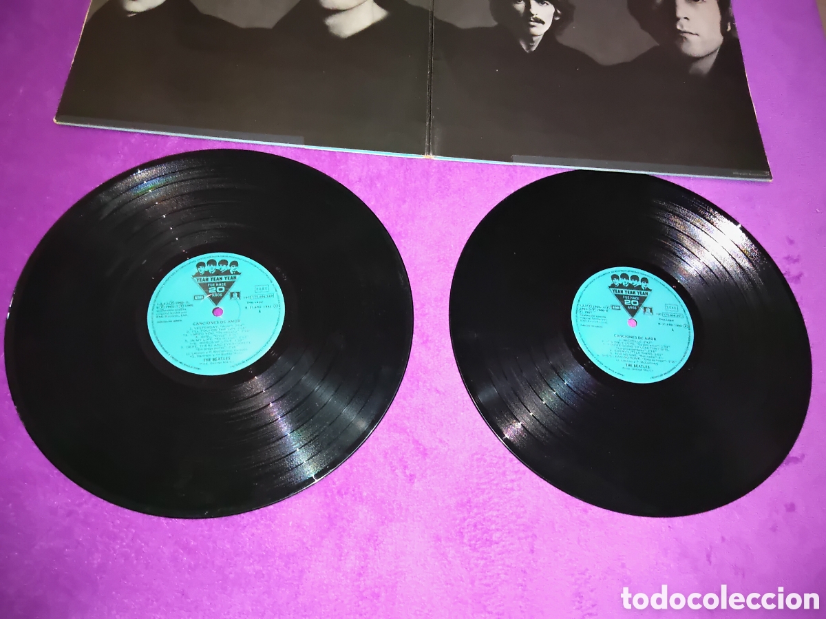 Discos de vinilo: THE BEATLES. CANCIONES DE AMOR EMI-ODEON 1982 - Foto 3