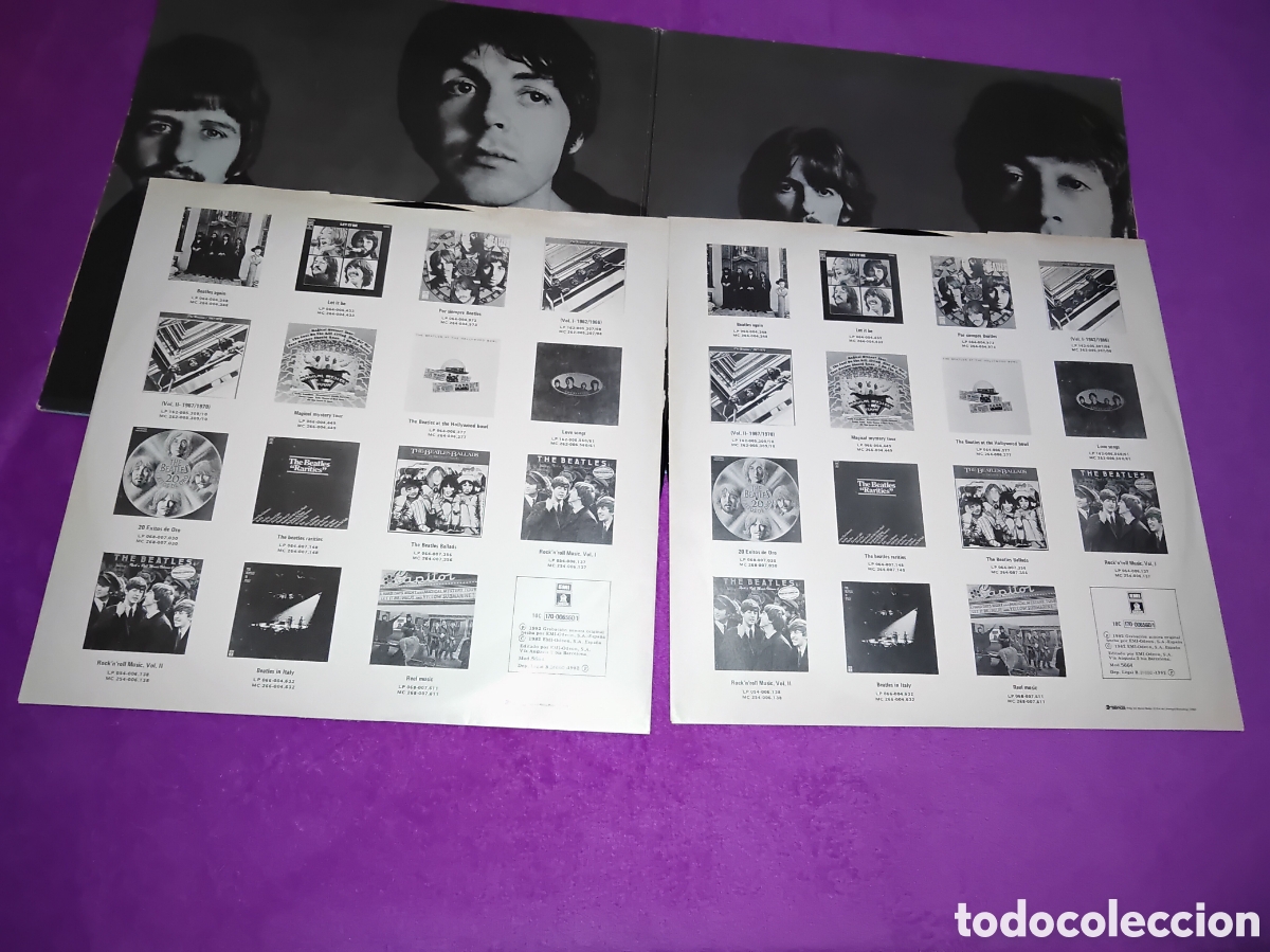 Discos de vinilo: THE BEATLES. CANCIONES DE AMOR EMI-ODEON 1982 - Foto 5
