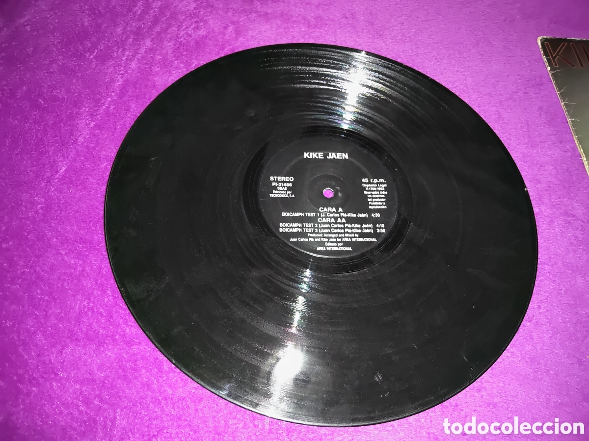 Discos de vinilo: KIKE JAEN PRESENT BOICAMPH PROYECT 1993 MAXI SINGLE PL. 31486 - Foto 2