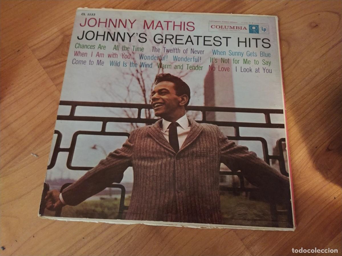 Discos de vinilo: Johnny mathis LP johnys greatest hits lp usa - Foto 2