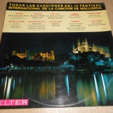 Discos de vinilo: FESTIVAL CANCION DE MALLORCA, LP, LOS TELSTARS - BONA NIT + 19, AÑO 1967, BELTER 22.098