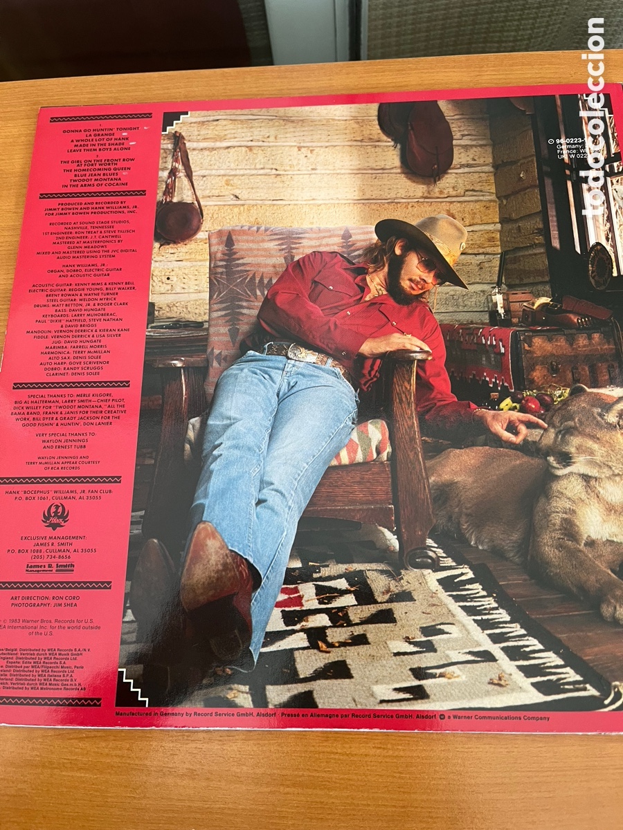 Discos de vinilo: Hank Williams Jr - Strong Stuff - Foto 2