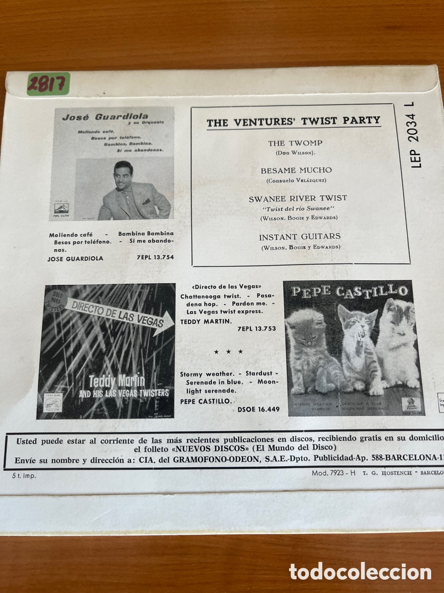 Discos de vinilo: The Ventures - The Ventures Twist - Foto 2