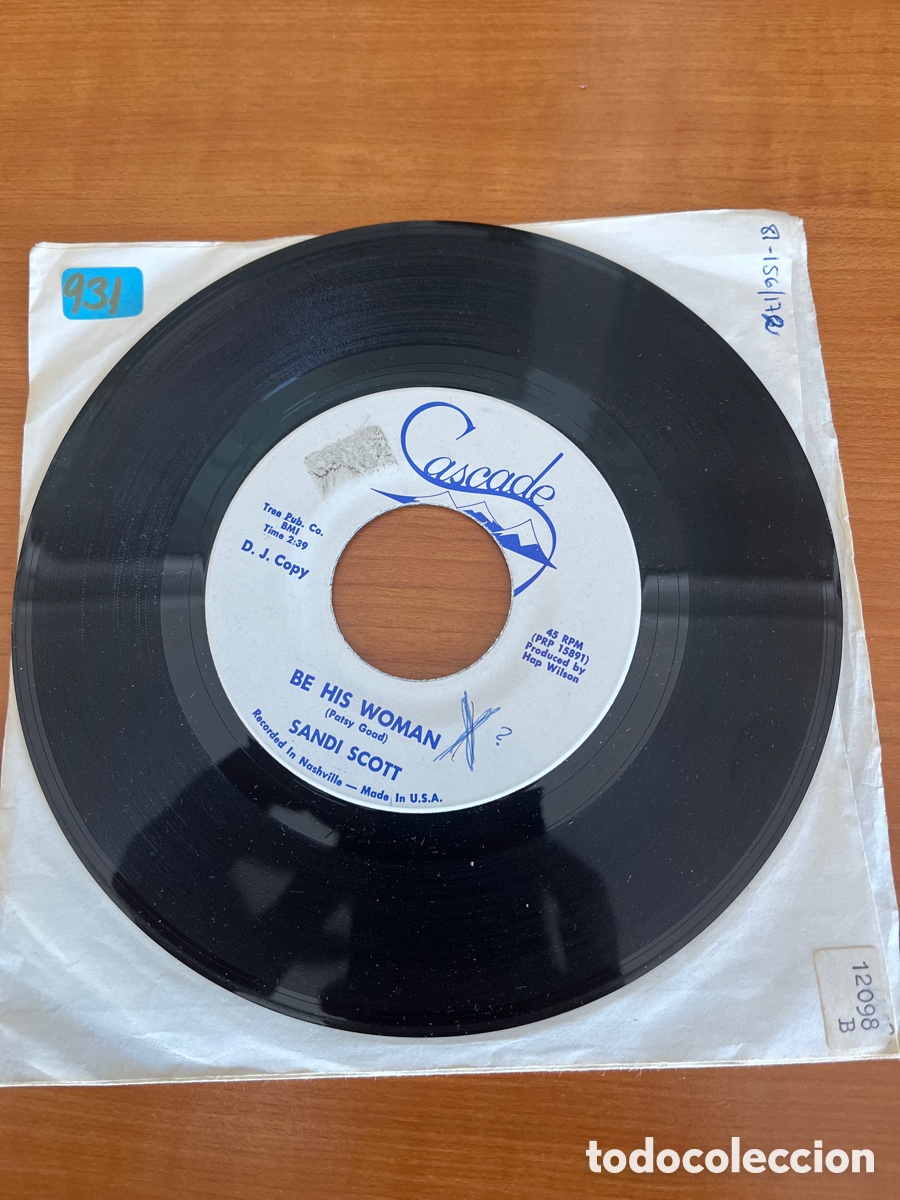 Discos de vinilo: Sandi Scott - Where i will go - Foto 2