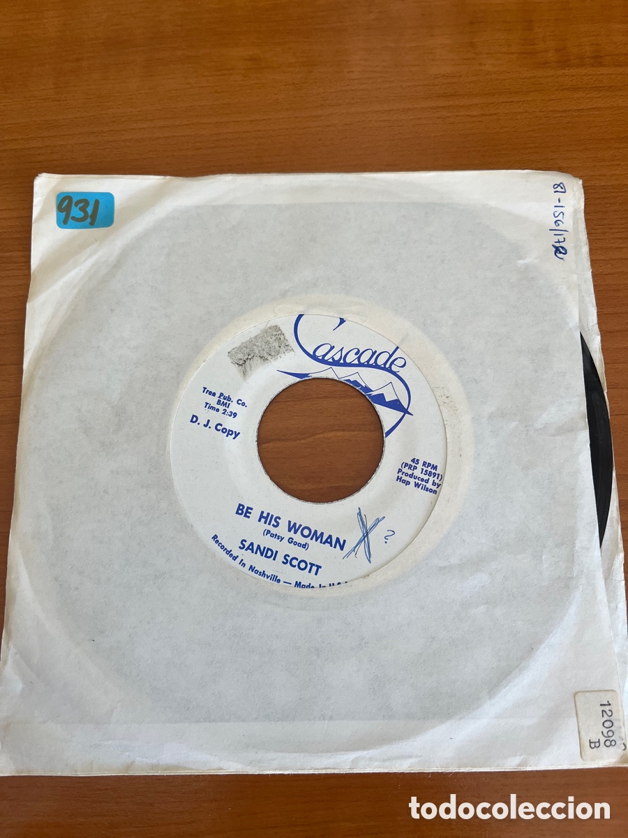 Discos de vinilo: Sandi Scott - Where i will go - Foto 1