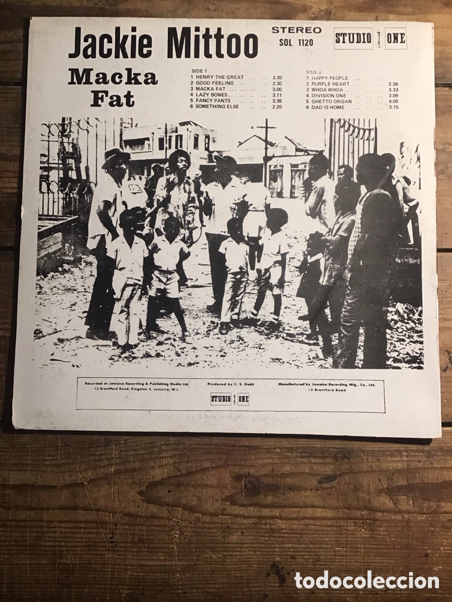 Discos de vinilo: Jackie Mittoo Macka Fat - Foto 2