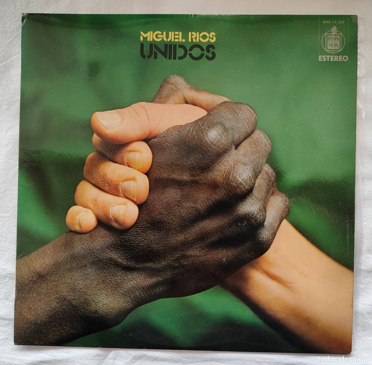 Discos de vinilo: MIGUEL R&Iacute;OS .- UNIDOS. - Foto 1