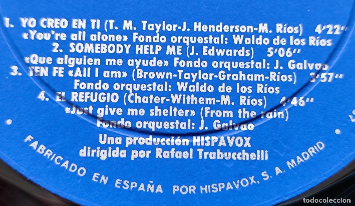 Discos de vinilo: MIGUEL R&Iacute;OS .- UNIDOS. - Foto 3