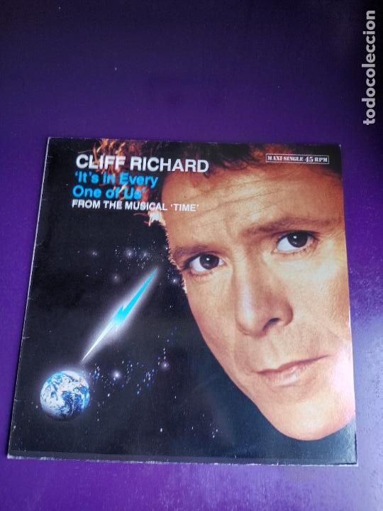 Discos de vinil: Cliff Richard – It's In Every One Of Us - MAXI Sg EMI 1985 - BSO MUSICAL TIME - DIRIA Q SIN ESTRENA