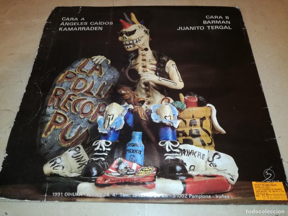 Discos de vinilo: PORTADA DE LA POLLA RECORDS-&iexcl;BARMAN!-ORIGINAL 1991 - Foto 2