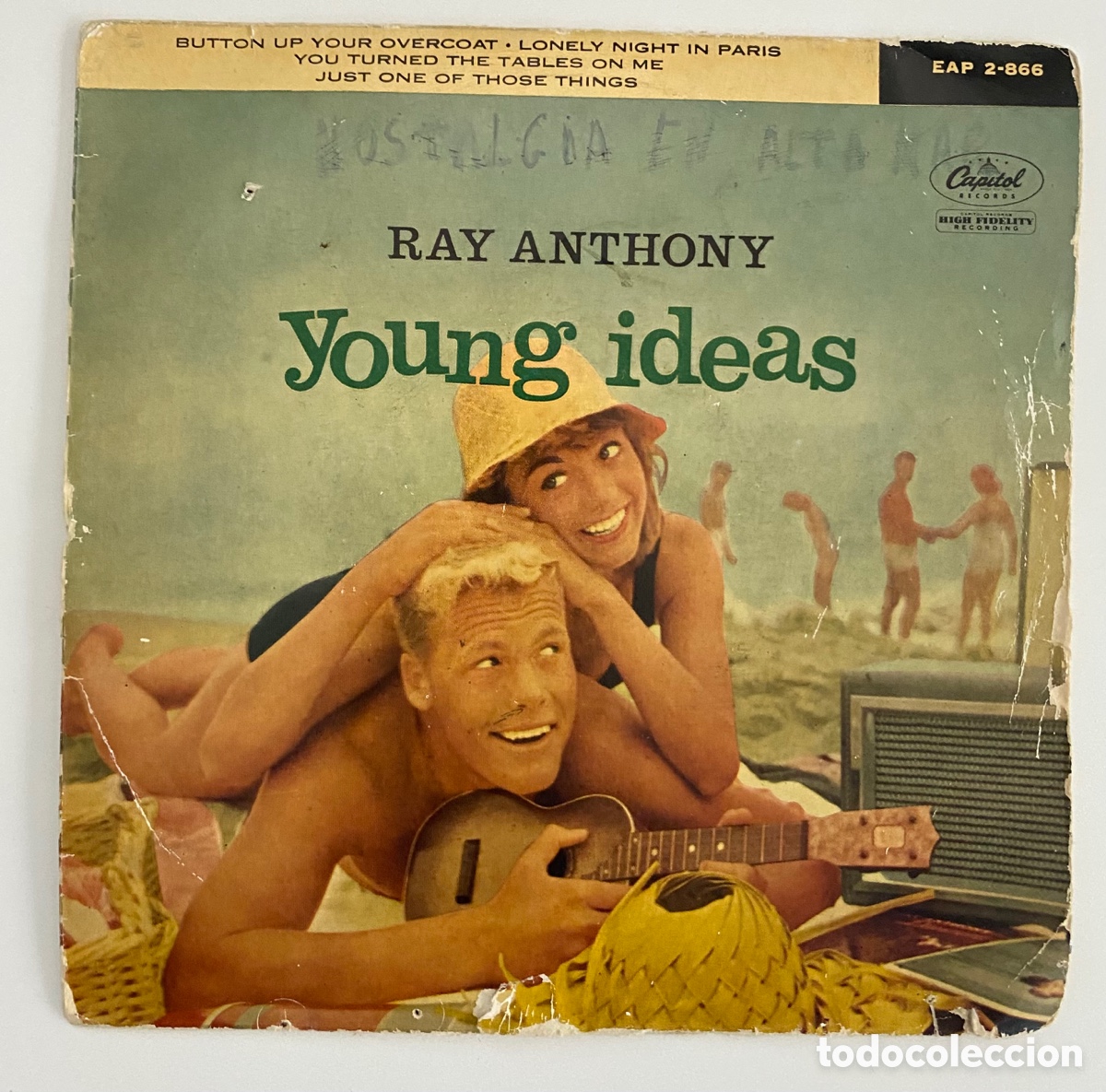 Discos de vinilo: RAY ANTHONY-YOUNG IDEAS/ CAPITOL EAP 2-866, ESPA&Ntilde;A.-&iexcl;&iexcl;&iexcl; SIN DISCO!!! - Foto 1