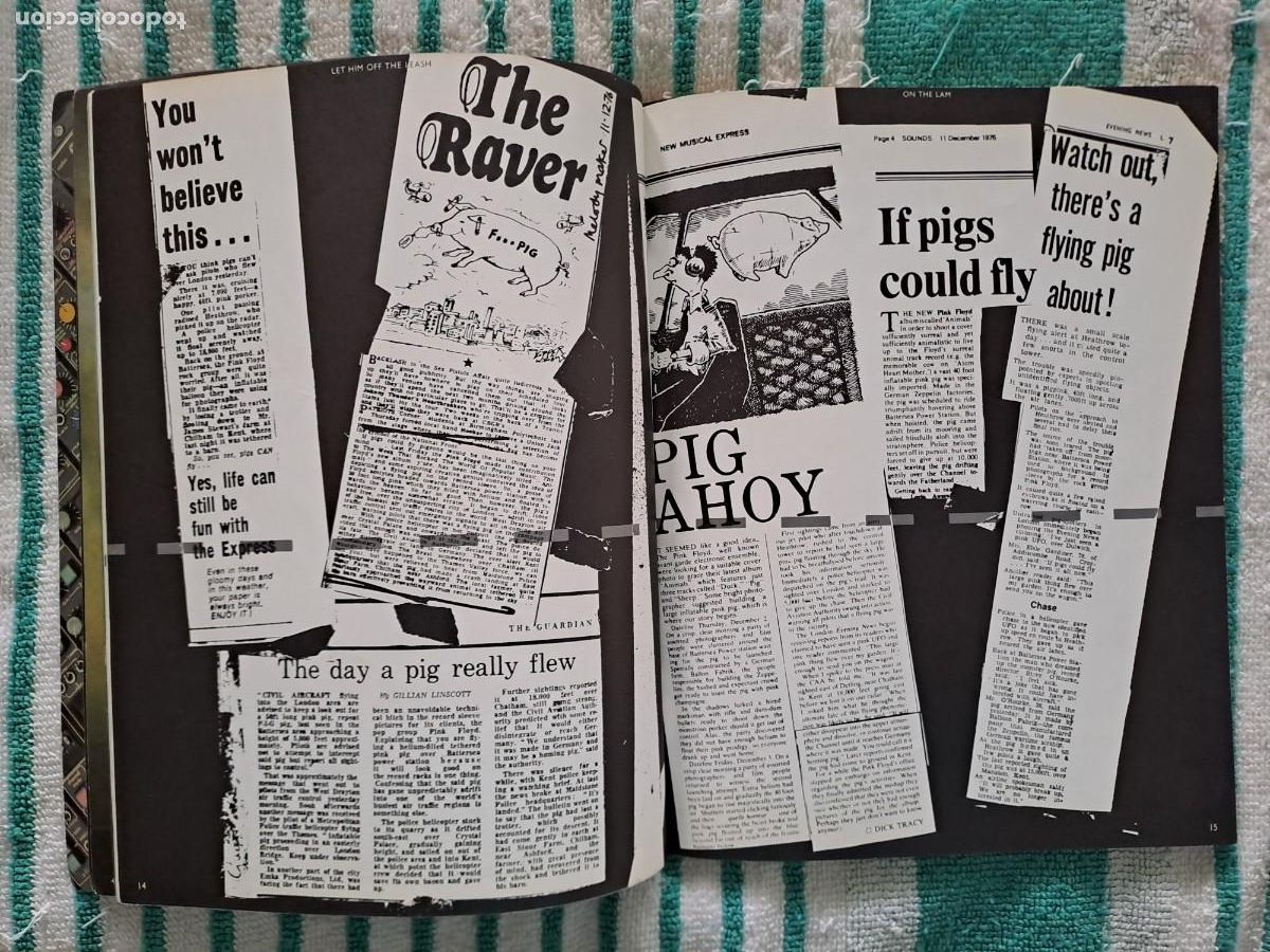 Discos de vinilo: Partituras disco Animals de Pink Floyd - Foto 8