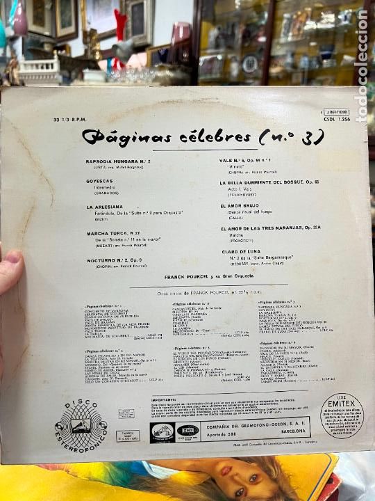 Discos de vinilo: LP FRANCK POURCEL Y SU ORQUESTA - Foto 2