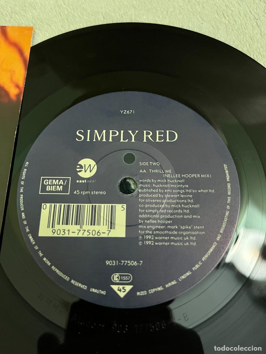 Discos de vinilo: Simply Red x2 singles - Foto 3