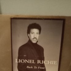 Discos de vinilo: LIONEL RICHIE BLACK TO FRONT