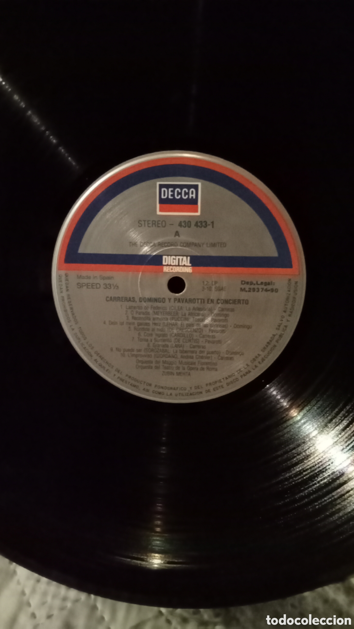 Discos de vinilo: Carreras,Domingo,Pavarotti - Foto 3