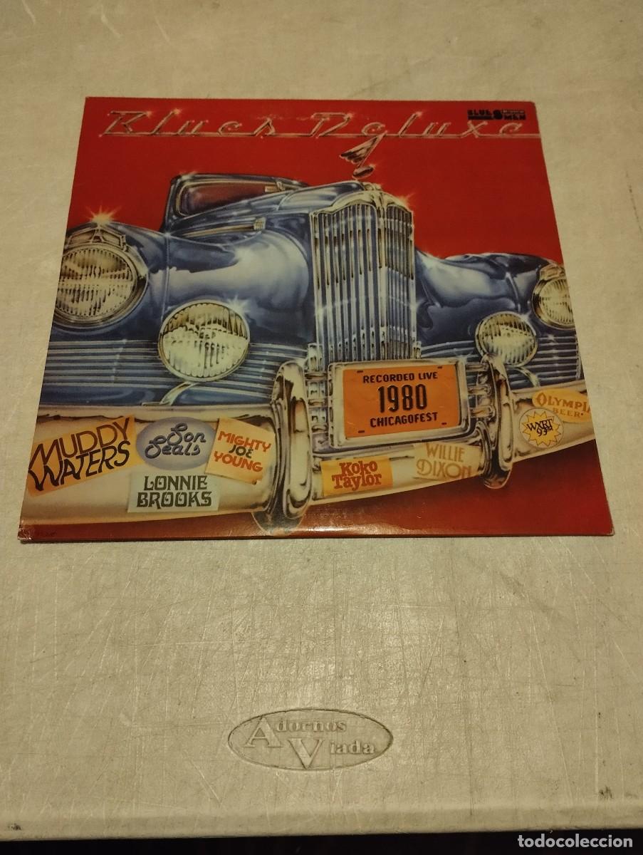 Discos de vinilo: Blues Deluxe LP Varios Int&eacute;rpretes Esp.1982 - Foto 1