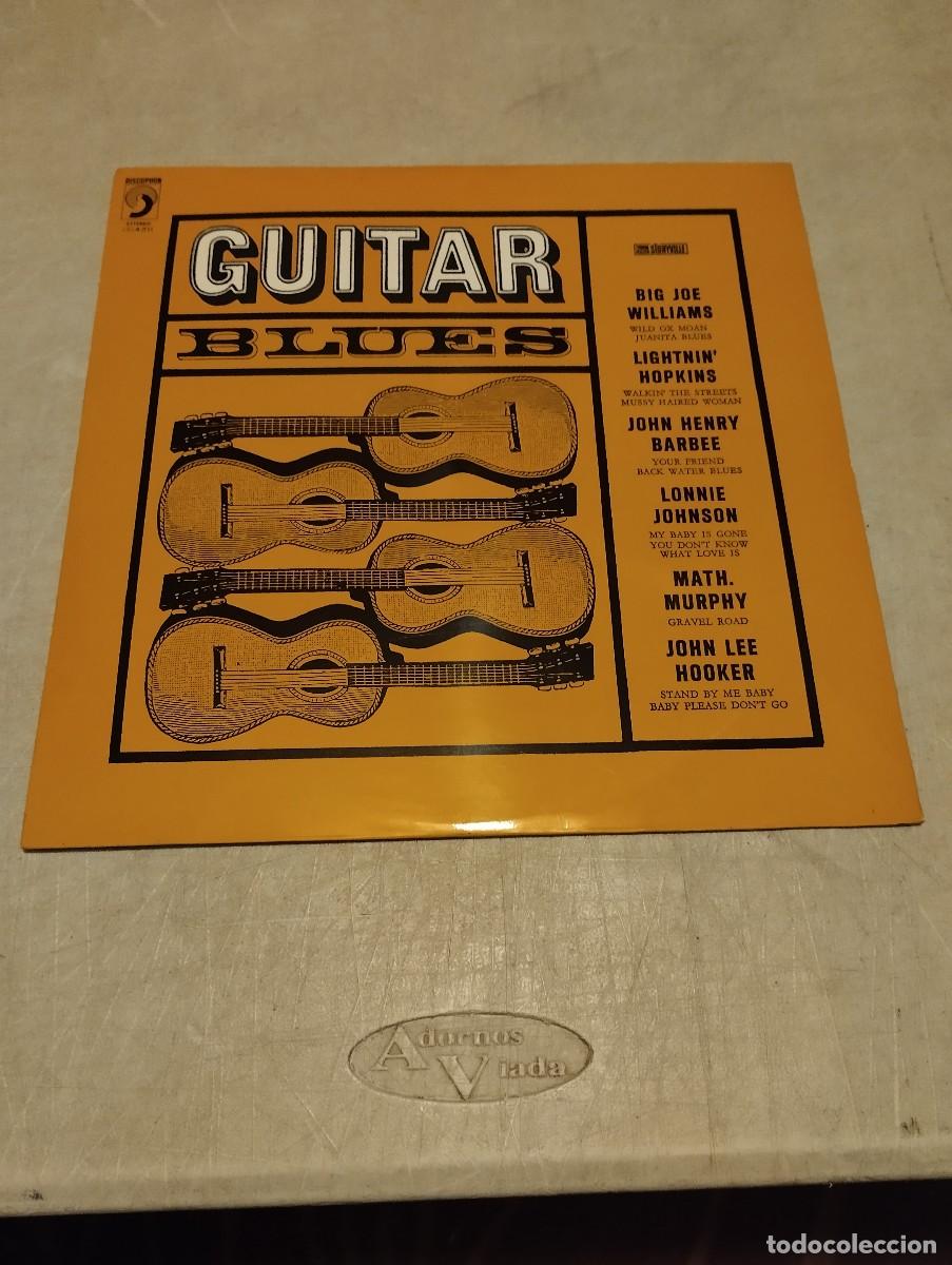 Discos de vinilo: Guitar Blues LP Varios Int&eacute;rpretes Esp.1973 - Foto 1