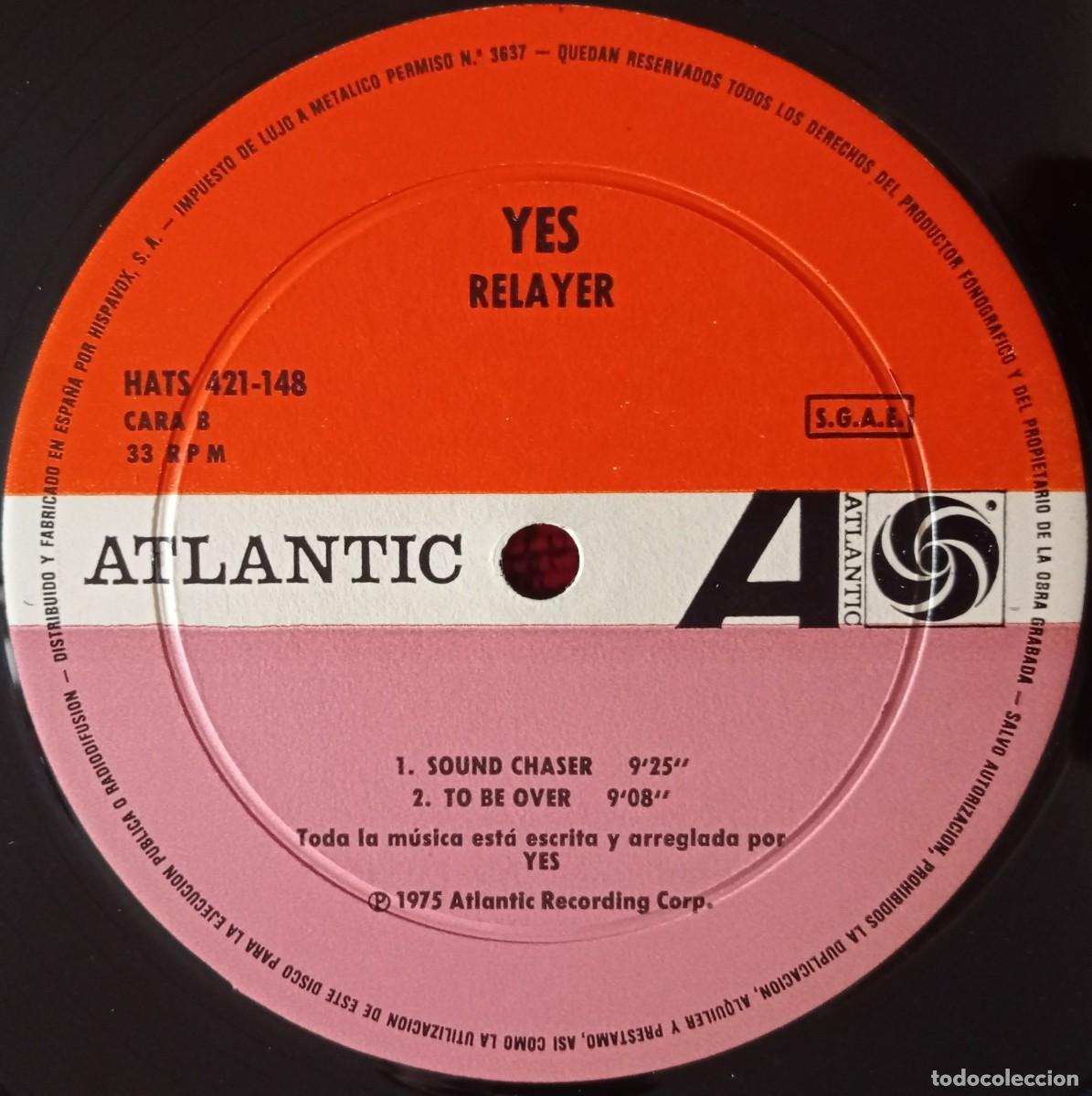 Discos de vinilo: YES ** Relayer ** VINILO LP ORIGINAL 1975 - Foto 4