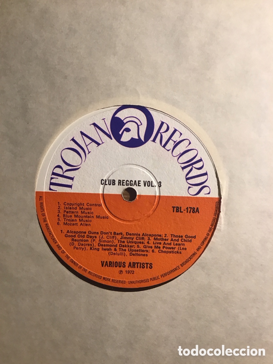 Discos de vinilo: Club Reggae Vol 3 - Foto 3
