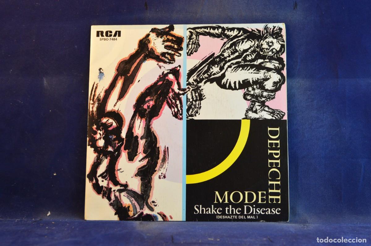 Discos de vinilo: DESPECHE MODE - SHAKE THE DISEASE - FLEXIBLE - SINGLE - Foto 1