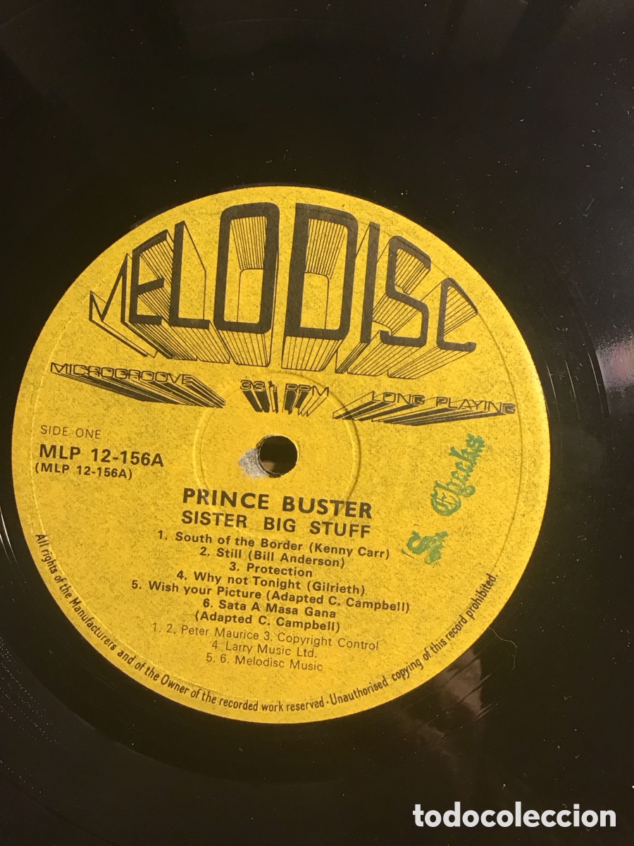 Discos de vinilo: Prince Buster Sister Big Stuff - Foto 4