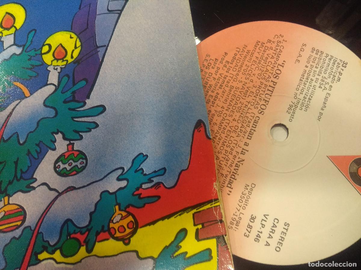 Discos de vinilo: LOS PITUFOS CANTAN LA NAVIDAD/VINILO. - Foto 2