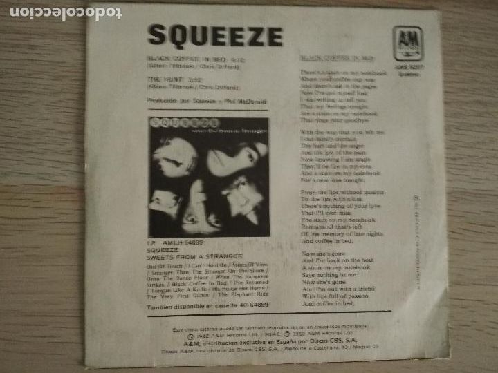Discos de vinilo: Squeeze &lrm;&ndash; Black Coffee In Bed, spain 1982 - Foto 4