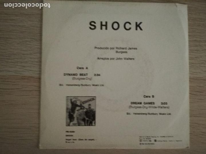 Discos de vinilo: Shock &lrm;&ndash; Dynamo Beat 1981,ed promocional ed espa&ntilde;ola - Foto 2