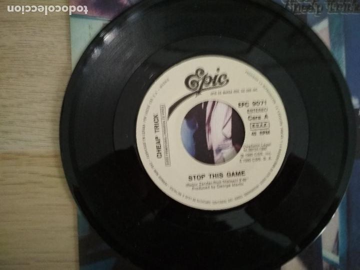 Discos de vinilo: Cheap Trick &lrm;&ndash; Stop This Game 1980 ed espa&ntilde;ola - Foto 3