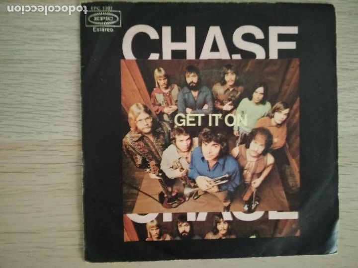 Discos de vinilo: Chase &lrm;&ndash; Get It On 1971 ed espa&ntilde;ola - Foto 1
