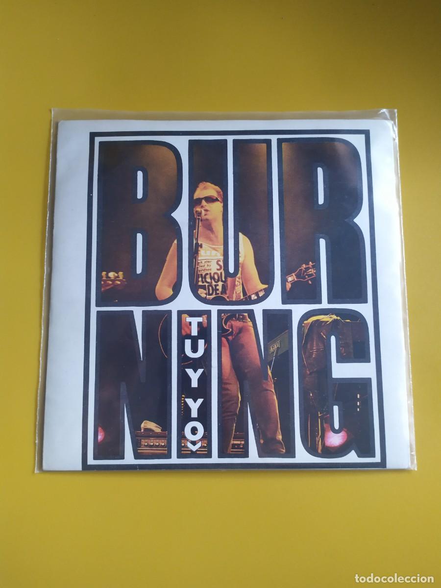 Discos de vinilo: Burning - T&uacute; y yo / Eres para m&iacute; 1985 - Foto 1