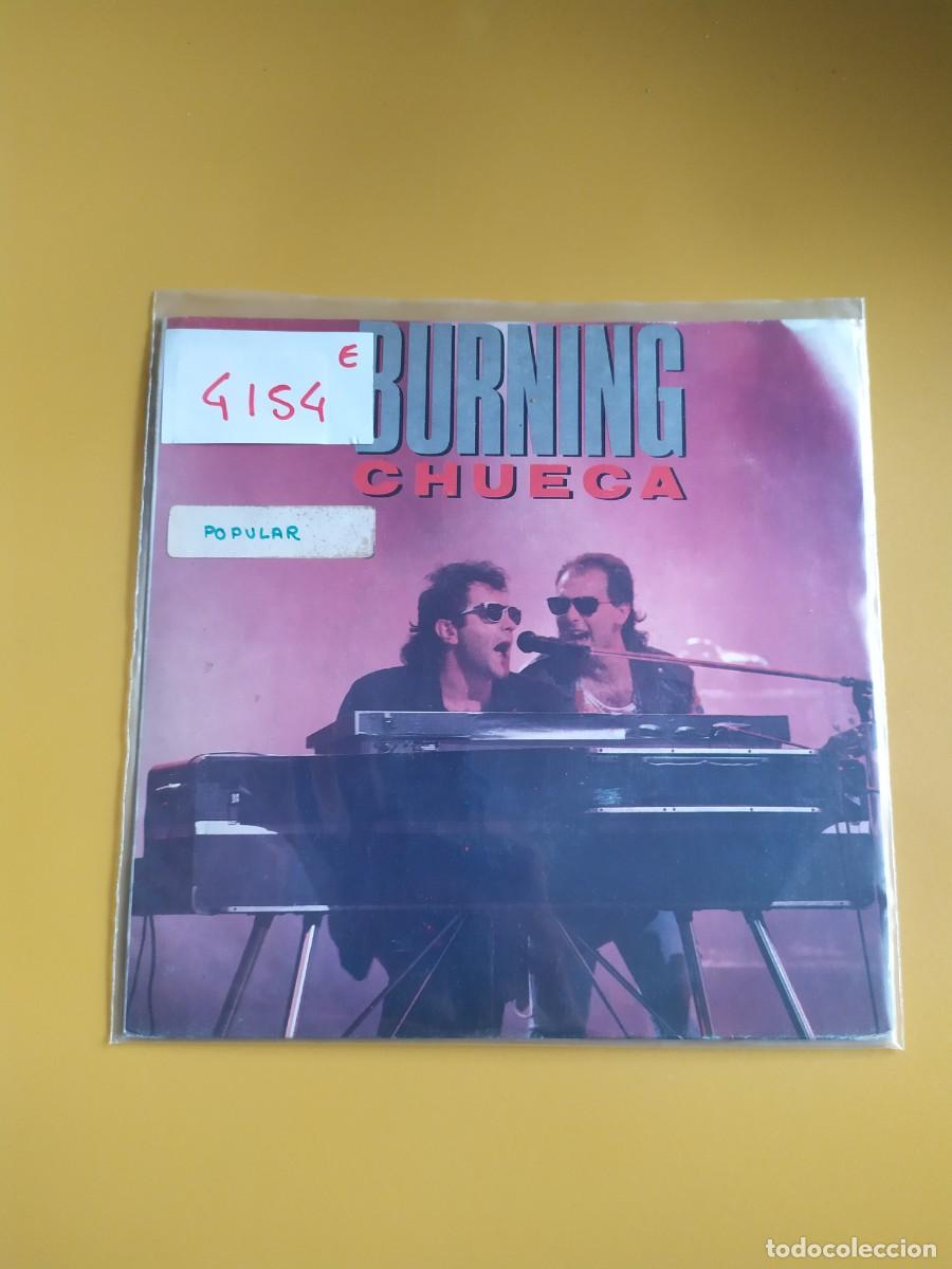 Discos de vinilo: Burning - Chueca / El diablo vendi&oacute; su alma 1987 - Foto 1