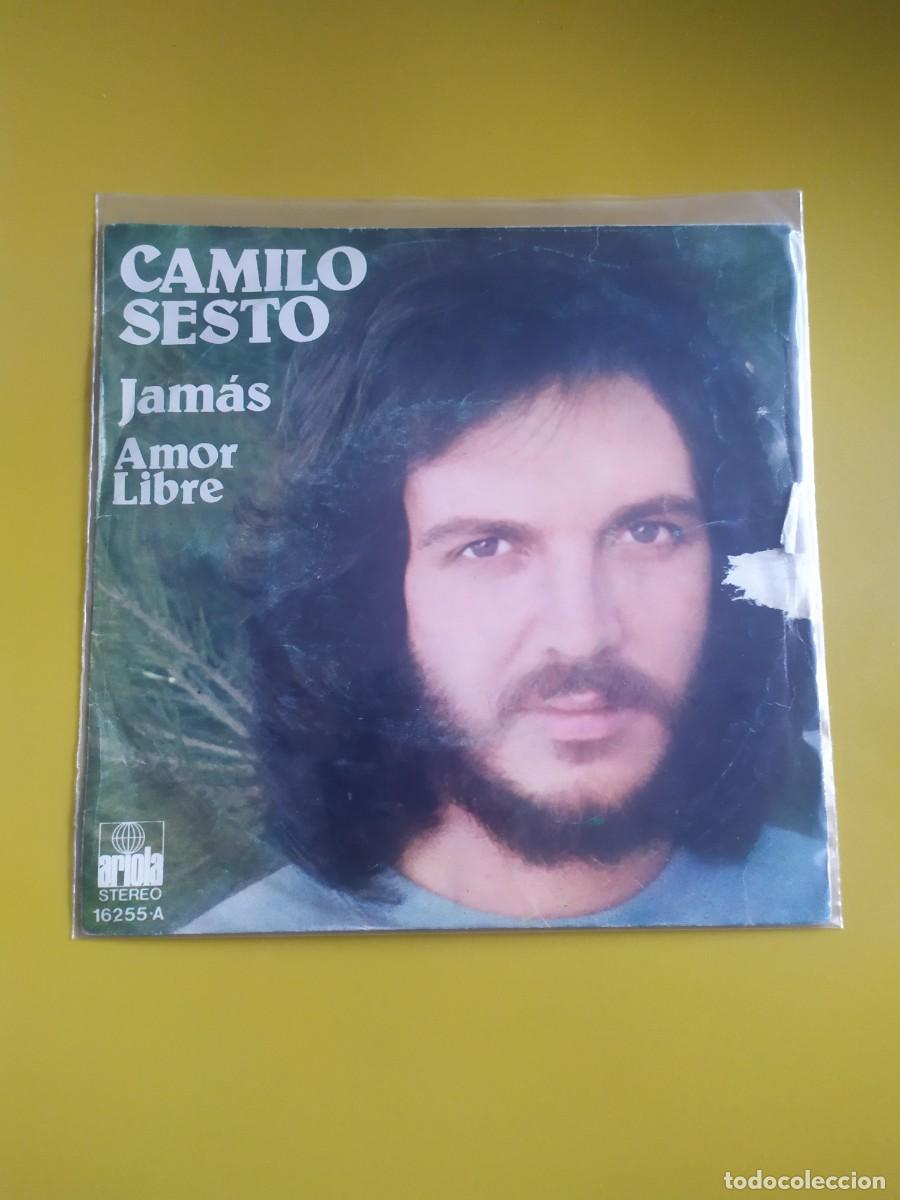 Discos de vinilo: Camilo Sesto - Jam&aacute;s / Amor libre 1975 - Foto 1