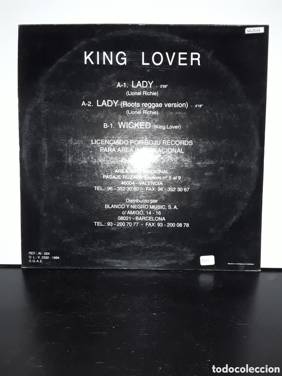 Discos de vinilo: King Lover &lrm;&ndash; Lady - Foto 2