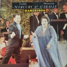 Discos de vinilo: MONSERRAT CABALLE Y FREDDIE MERCURY MAXI-SINGLE SELLO POLYDOR EDITADO EN ESPAÑA AÑO 1987...